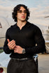 8018 - Monaco Wool Longsleeve Polo