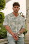 4093 - Mosaic Linen Button-Ups