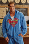 5011 - Superman Drip Zip-Ups