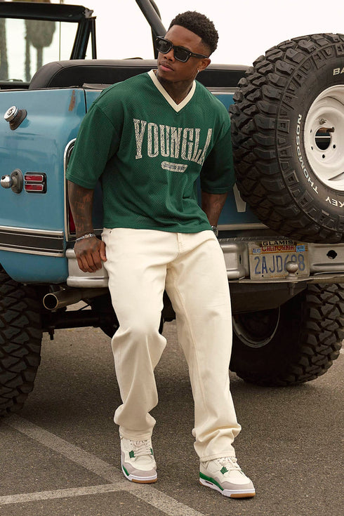 4187 - Varsity Football Cropped Jersey
