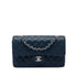 Classic Double Flap Bag Quilted Caviar Small