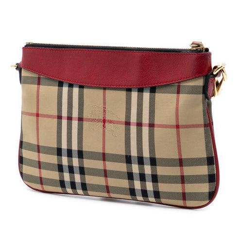 Peyton Crossbody Bag Horseferry Check Canvas