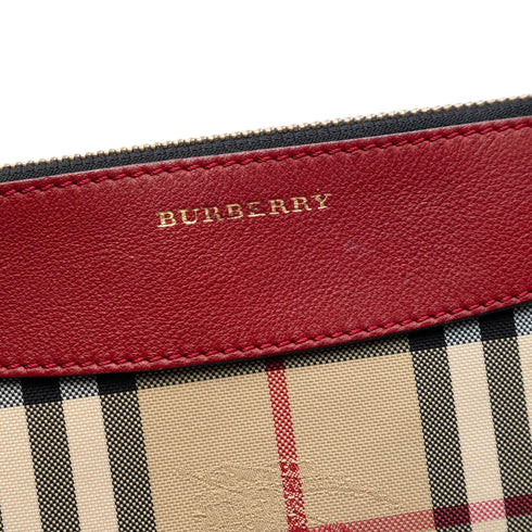 Peyton Crossbody Bag Horseferry Check Canvas