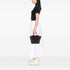 Tricolor Luggage Bag Leather Micro