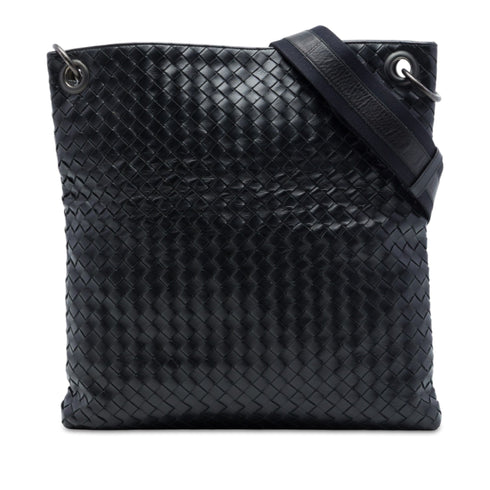 Flat Messenger Bag Intrecciato Nappa Medium