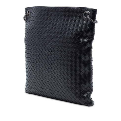 Flat Messenger Bag Intrecciato Nappa Medium
