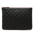 O Case Clutch Quilted Caviar Medium