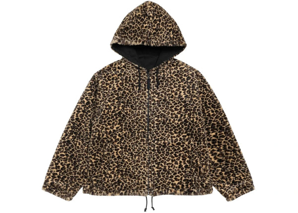 Stussy Reversible Hooded Jacket Leopard