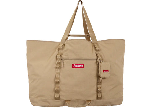 Supreme X-Large Tote Bag + Utility Pouch Tan
