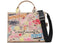 Marc Jacobs Punk Scribble Canvas Medium Tote Bag Tan (116)