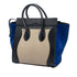 Tricolor Luggage Bag Leather Mini