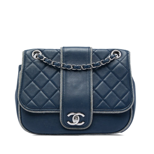 Elementary Chic Flap Bag Quilted Lambskin Medium
