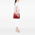 Belted Strap Cuir Double Tote Saffiano Leather Medium
