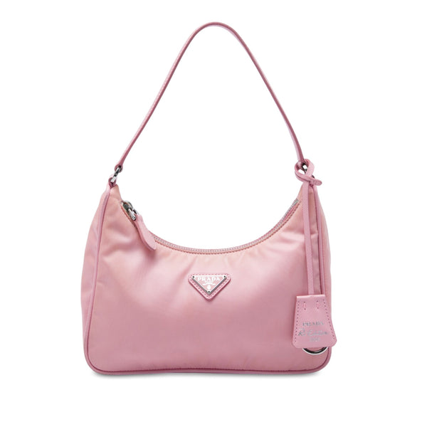 Re-Edition 2005 Hobo Tessuto with Saffiano Leather Mini