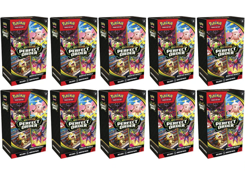 2026 Pokémon Mega Evolution Perfect Order Booster Bundle 10x Lot