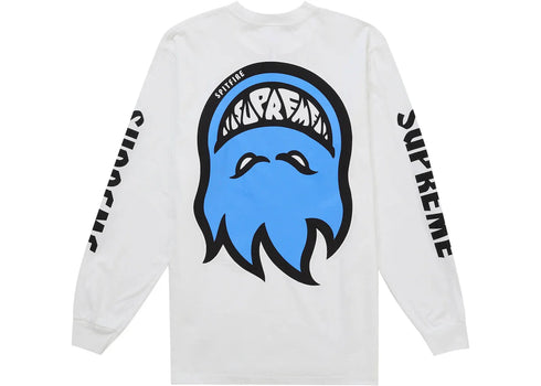 Supreme Spitfire Bighead L/S Tee White