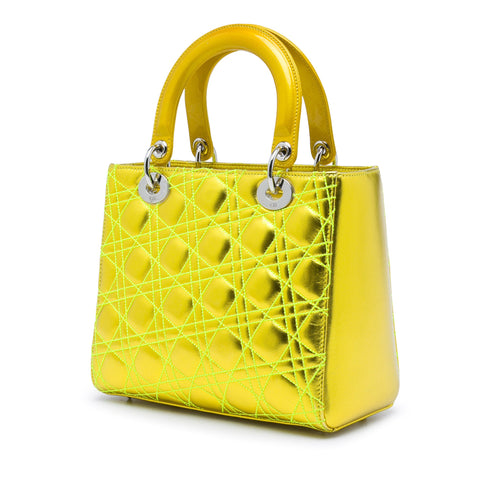 Lady Dior Bag Cannage Quilt Lambskin Medium
