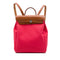 Herbag A Dos Zip Backpack Toile and Leather