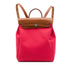 Herbag A Dos Zip Backpack Toile and Leather