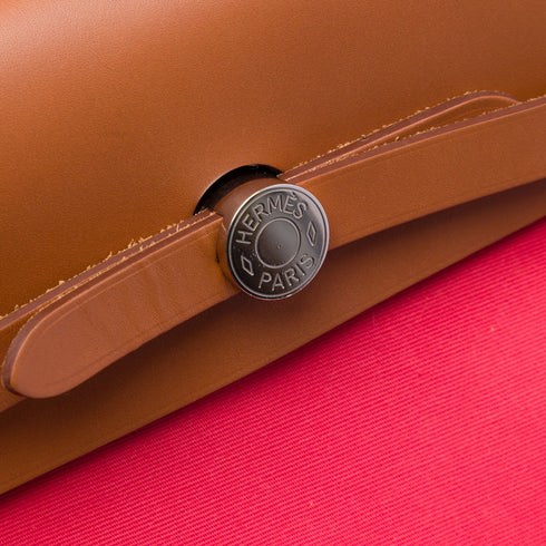 Herbag A Dos Zip Backpack Toile and Leather
