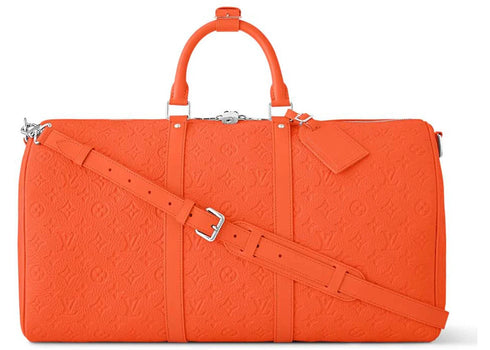 Louis Vuitton Keepall Bandouliere 50 Taurillon Colormania Orange