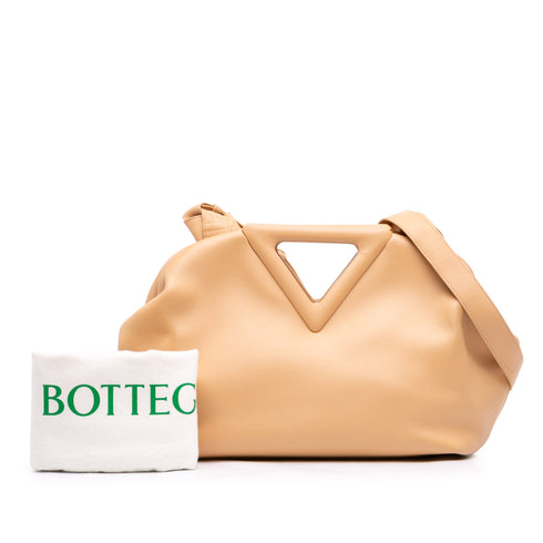 Point Shoulder Bag Leather Medium