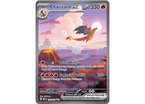 Charizard ex 2023 Pokémon Scarlet & Violet 151 Special Illustration Rare 151/199 Ungraded