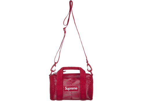 Supreme Mesh Mini Duffle Bag (SS25) Red