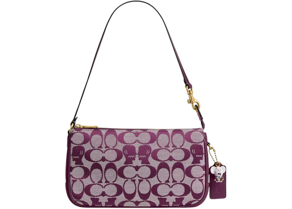Coach x Brain Dead Plaza Bag In Signature Jacquard Brass/Plum