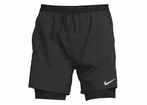 Nike Stride Dri-FIT 5" Hybrid Running Shorts Black