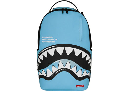 Sprayground Shark Central Bubble Shark Backpack Blue