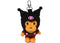 BAPE x Sanrio Characters Kuromi Baby Milo Plush Doll Keychain Black