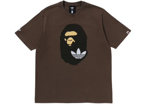 adidas x BAPE Ape Head Tee Brown