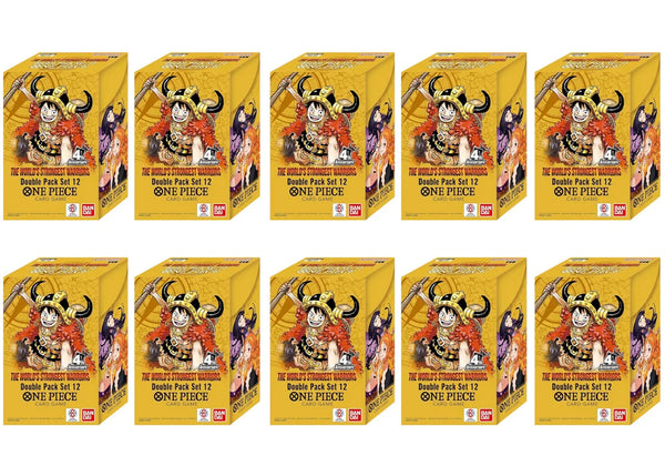 2026 Bandai One Piece The World's Strongest Warriors (OP-17) Double Pack Set Vol. 12 10x Lot