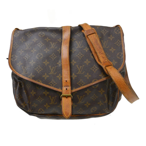 Saumur Handbag Monogram Canvas 35