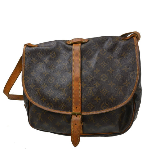 Saumur Handbag Monogram Canvas 35