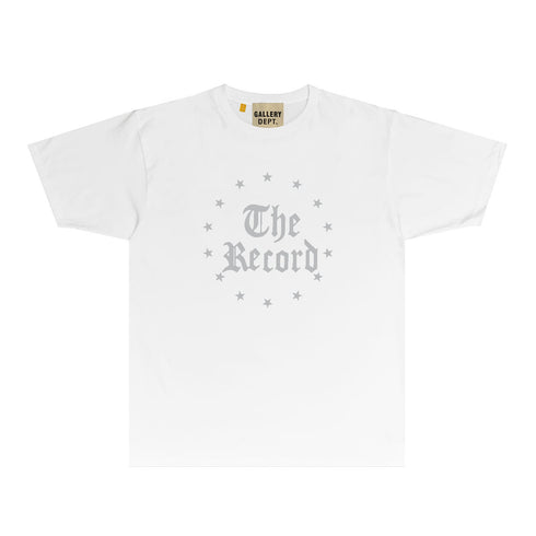Gallery Dept T Shirt Retro Printed Loose Short-Sleeved Shirt