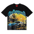 Godspeed T-shirts Racing Sunset Print Cotton Crew Neck Short Sleeve Men and Women