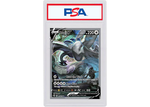 Lugia V 2022 Pokémon Sword & Shield Silver Tempest Full Art #186/195 (PSA Graded)