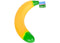 Sunny Days Entertainment Squeezy Banana Sensory Fidget Toy