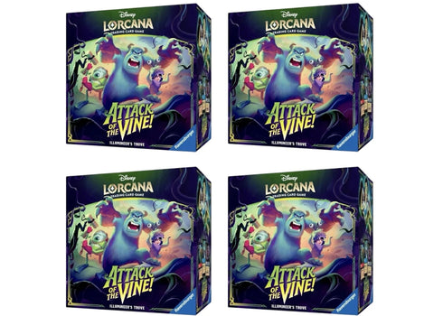 2026 Disney Lorcana Attack of the Vine! Illumineers Trove 4x Lot