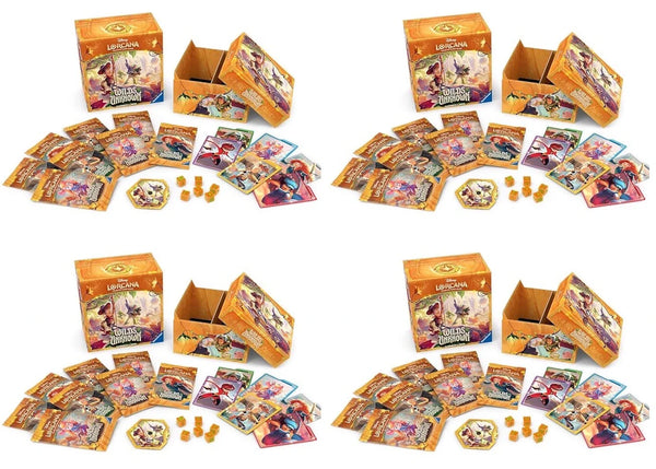 2026 Disney Lorcana Ravensburger Wilds Unknown Illumineer's Trove 4x Lot