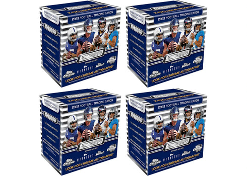 2023 Topps Chrome Composite Football Mega Box (4x Lot)