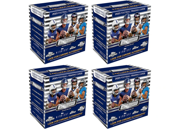 2023 Topps Chrome Composite Football Mega Box (4x Lot)