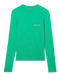 Le t-shirt Brodé Manche Longue Green Jacquemus