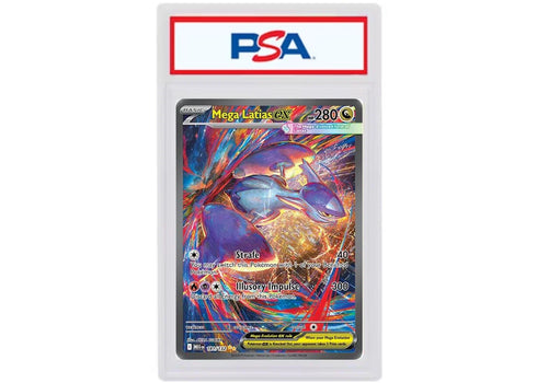 Mega Latias ex 2025 Pokémon Mega Evolution Mega Evolution Special Illustration Rare #181/132 (PSA Graded)