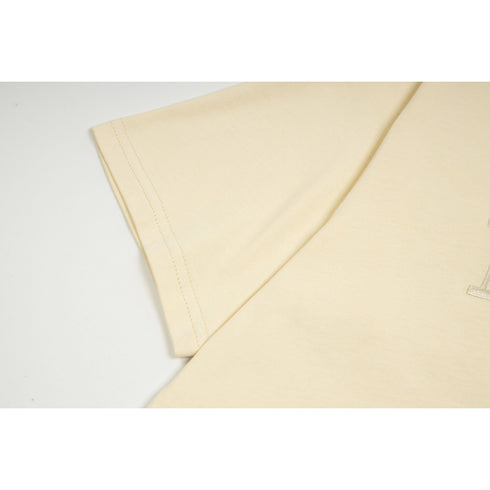 Gallery Dept T-Shirt Joint Letter Embroidery Hand Painted Ink Splashing Short Sleeve T-Shirt