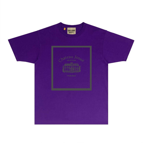 Gallery Dept T Shirt Retro Printed Loose Short-Sleeved Shirt