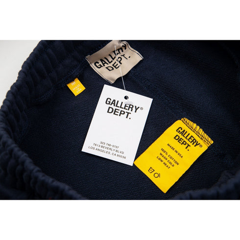 Gallery Dept Sweatpants Hand-painted splashed ink alphabet casual trousers