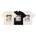 Rhude T-shirts Varenna Town Printed Cotton Casual Short Sleeves Men and Women